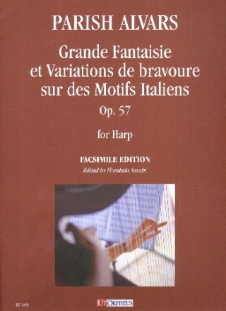 Grande fantaisie et variations de bravoure sur des motifs italiens op. pour harpe