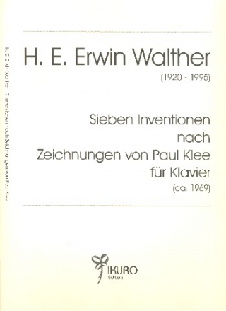 7 Inventionen nach  Zeichnungen von Paul Klee fr Klavier
