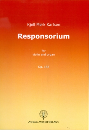 Responsorium op.182 fr Violine und Orgel