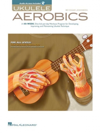 Ukulele Aerobics (+Audio Access) for ukulele/tab (G-C-E-A)