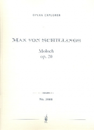 Moloch op.20  Studienpartitur und Libretto (in 2 Bnden)