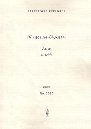 Zion op.49 fr Bariton, gem Chor und Orchester Studienpartitur
