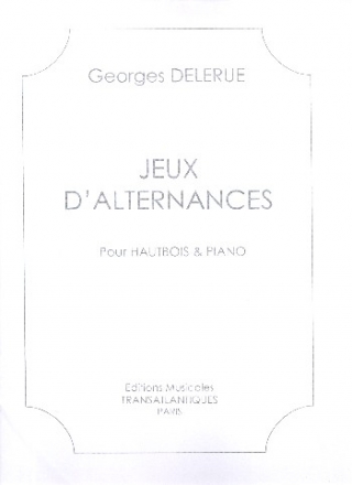 Jeux d'alternances for oboe and piano