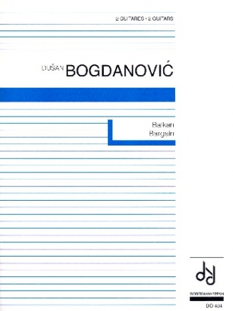 Balkan Bargain for 2 guitars score and parts