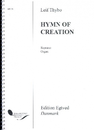 Hymn of Creation for soprano and organ score