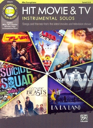 Hit Movie and TV Instrumental Solos (+MP3-CD): for alto saxophone
