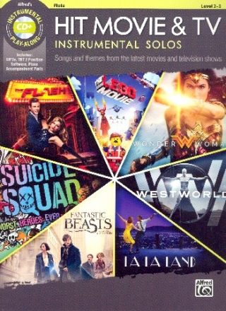 Hit Movie and TV Instrumental Solos (+MP3-CD) for flute