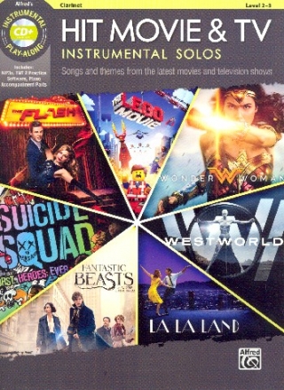 Hit Movie and TV Instrumental Solos (+MP3-CD): for clarinet