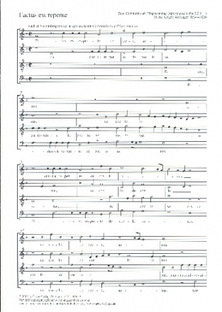 Factus est repente fr gem Chor a cappella Partitur