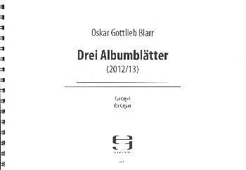 3 Albumbltter fr Orgel