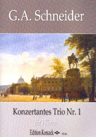 Konzertantes Trio Nr.1 fr 3 Flten Partitur und Stimmen