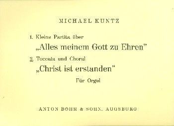 Toccata und Choral ber Christ ist erstanden fr Orgel