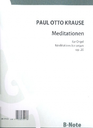 Meditationen op. 20 fr Orgel