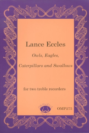 Owls, Eagles, Caterpillars and Swallows for 2 treble recorders 2scores
