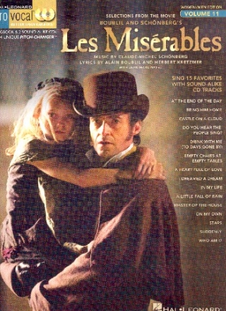 Les Misrables (+2 CD's) songbook melody line/lyrics/chords por voca series vo.11