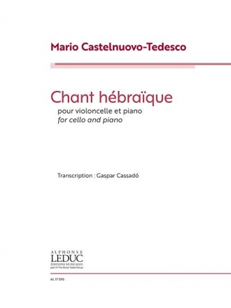 Chant hbraique pour violoncelle et piano