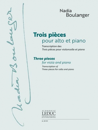 3 pices pour alto et piano