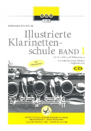 Illustrierte Klarinettenschule Band 1 fr Klarinette (deutsches und Bhm-System) Ausgabe ohne CD