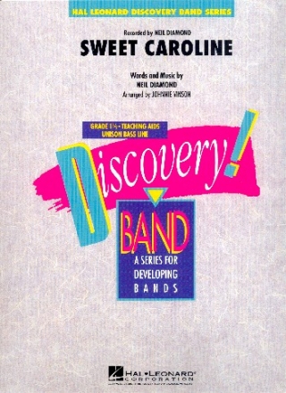 Sweet Caroline for concert band score and parts