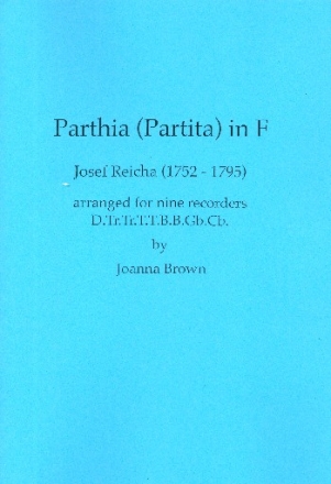 Parthia in F for 9 recorders score and parts
