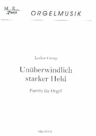 Unberwindlich starker Held fr Orgel