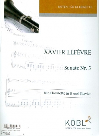Sonate Nr.5 fr Klarinette und Klavier