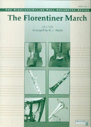 Florentiner Marsch fr Orchester Partitur und Stimmen (Streicher 8-8-5-5-5)