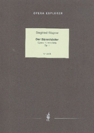 Der Brenhuter op.1  Klavierauszug