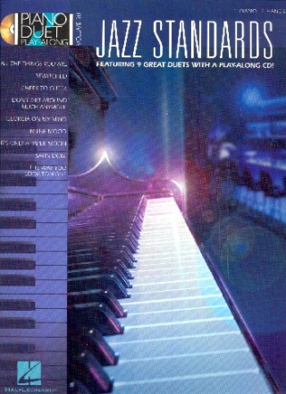 Jazz Standards (+CD): piano duet playalong vol.30 for piano 4 hands score