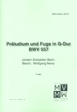 Prludium und Fuge G-Dur BWV557 fr Akkordeon