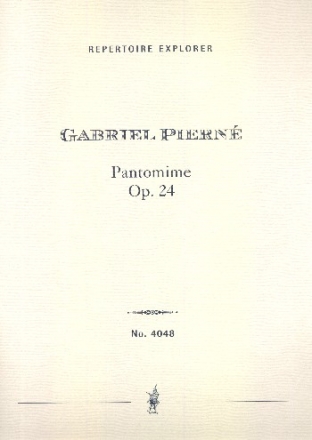Pantomime op.24 fr Kammerorchester Studienpartitur (mit Klavierpartitur)