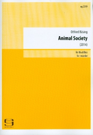 Animal Society fr Blockflte (Garklein bis Kontraba, 1 Spieler)