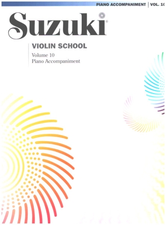 Suzuki Violinschool Vol.10  piano accompaniment