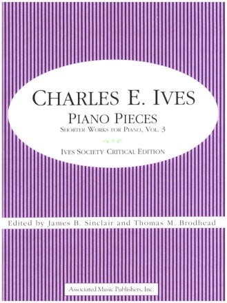 Piano Pieces: Shorter Works Vol.3 for piano