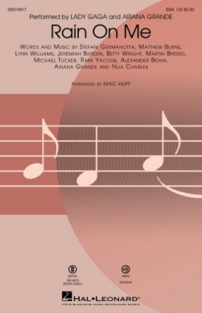 Rain on Me SSA Choral Score