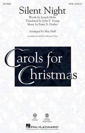 Silent Night for mixed choir and piano choral score (en)