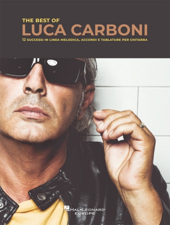 HLE123 The best of Luca Carboni melody line, chords and guitar TAB Songbook