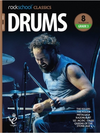 Rockschool Classics Drums Grade 3 (2018) (+Online-Audio) for drumset