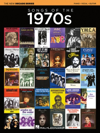 The New Decade Series: Songs of the 1970s for piano/vocal/guitar Songbook