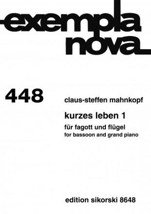 Kurzes Leben I Fagott, Klavier