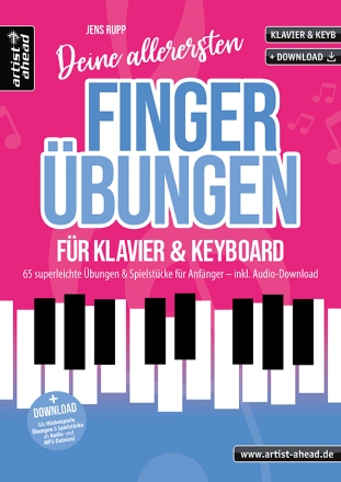 Deine allerersten Fingerbungen (+Online-Audio) fr Klavier und Keyboard