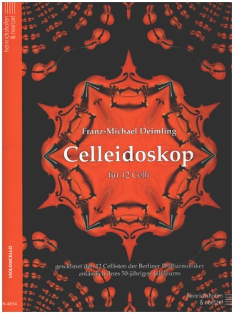 Celleidoskop fr 12 Celli Partitur und Stimmen