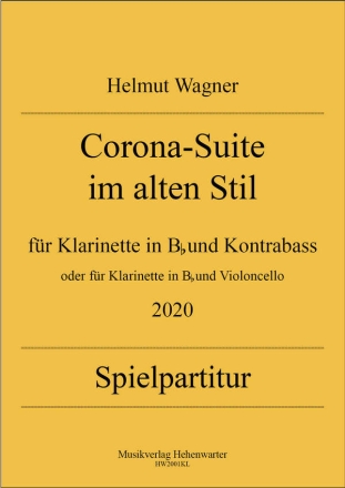 Corona-Suite im alten Stil (2020) fr Viola und Violoncello (Kontrabass) Spielpartitur