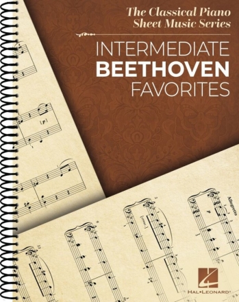Intermediate Beethoven Favorites for piano