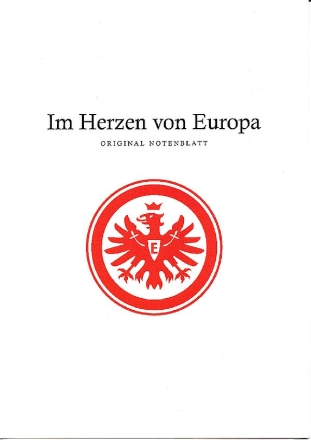 Im Herzen von Europa f�r Tenor und Klavier Original Notenblatt