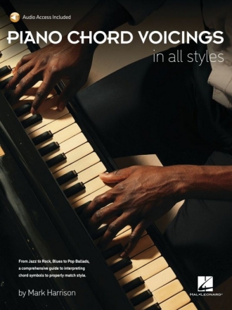 Piano Chord Voicings in All Styles Piano Book & Audio-Online