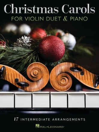 Christmas Carols for violin duet and piano score and parts