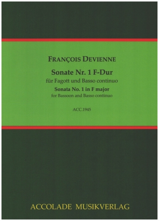 Sonate F-Dur Nr.1 fr Fagott und Basso continuo