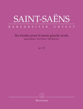 Six tudes pour la main gauche seule op.135 pour piano