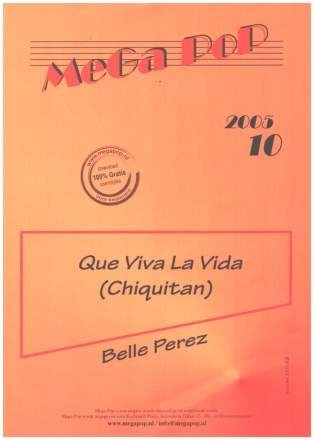 Que Viva La Vida (Chiquitan) fr Keyboard